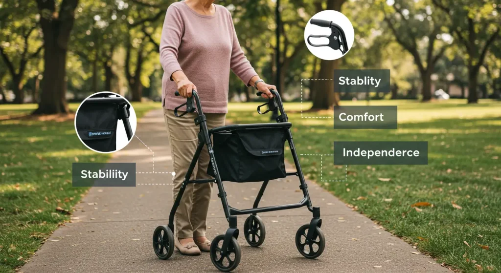 4 Wheeled Walker Review