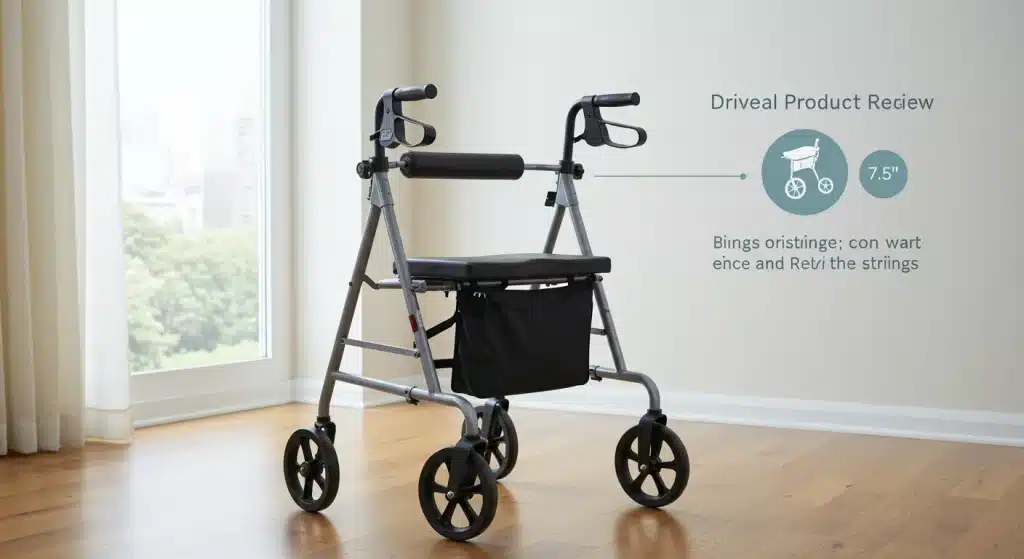 seat walker with wheels