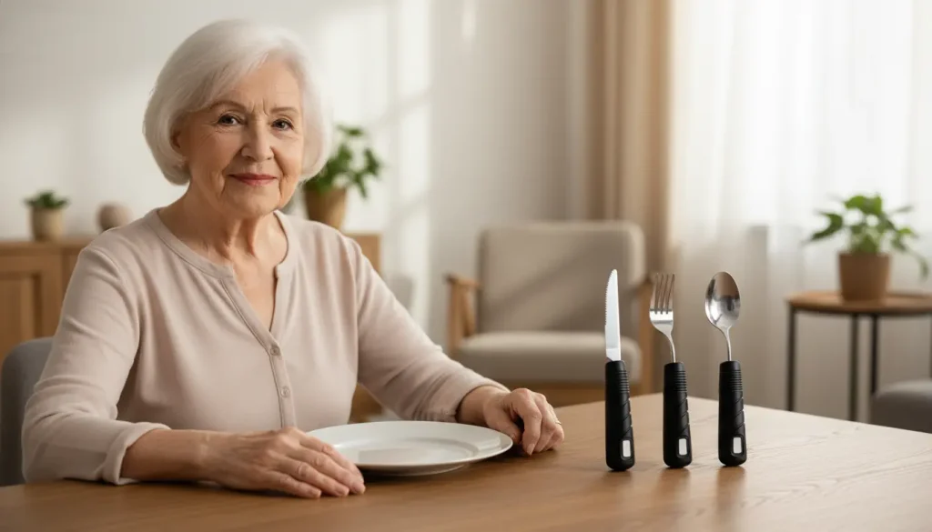 Adaptive Utensils with Built-Up Foam Handles